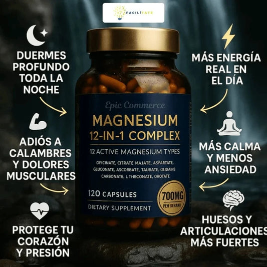 Magnesio Complex 12 En 1 (120 Capsulas)