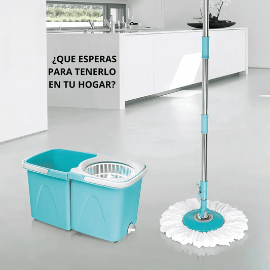 Trapero Spin 360 Autoescurrible + Repuesto Gratis