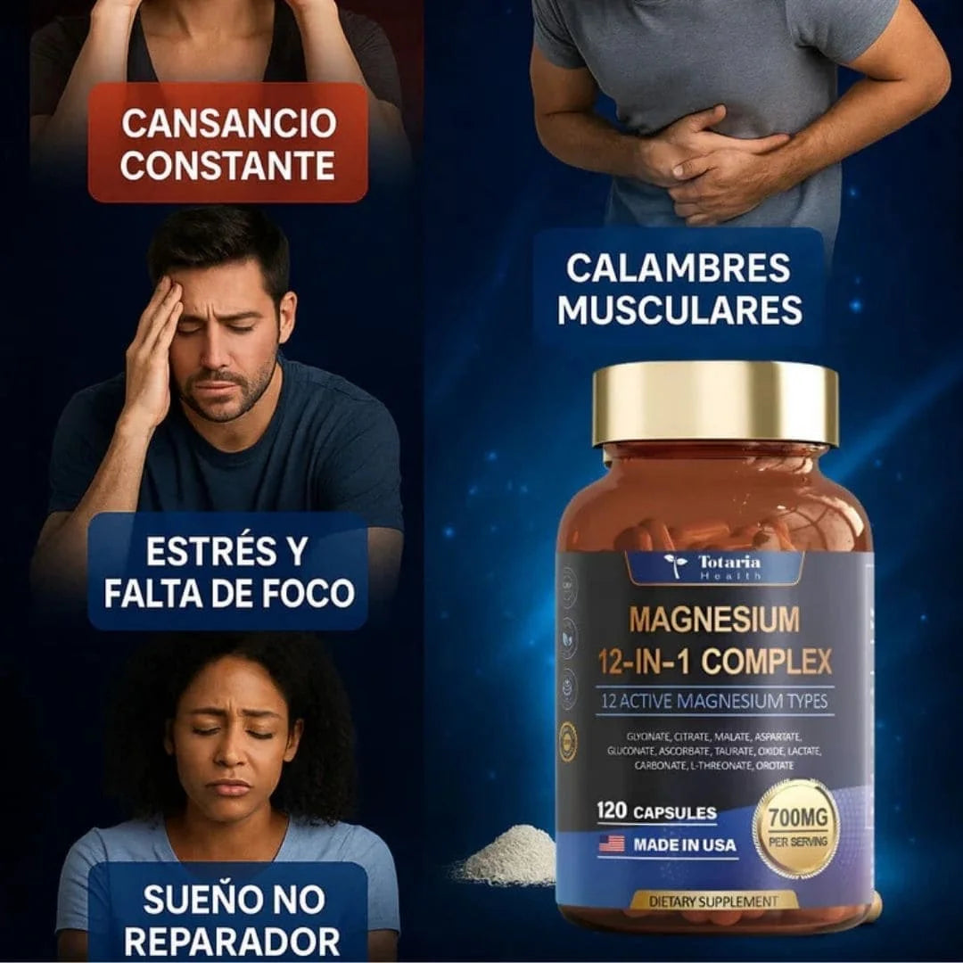 Magnesio Complex 12 En 1 (120 Capsulas)