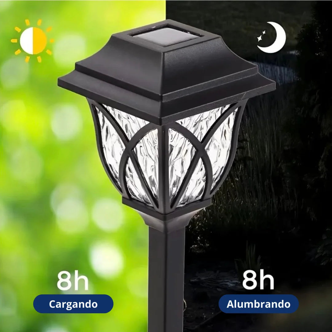 Lampara Solar De Exteriores Tipo Farol (PROMO 2X1)