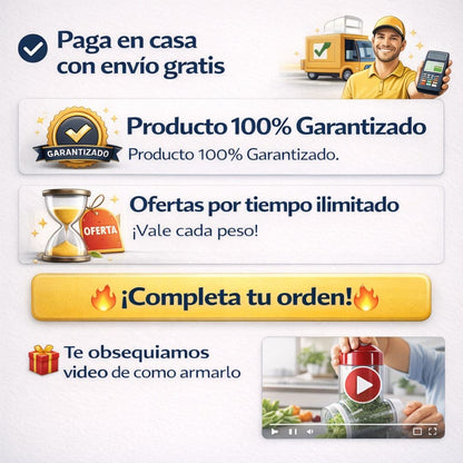 Molino Multiusos Premium 3 En 1
