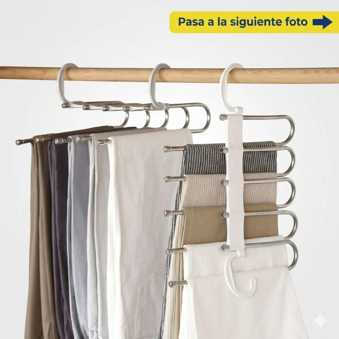 Set X3 Renova Closet - Ordena +15 Prendas, 80% Más Espacio, Todo Al Alcance