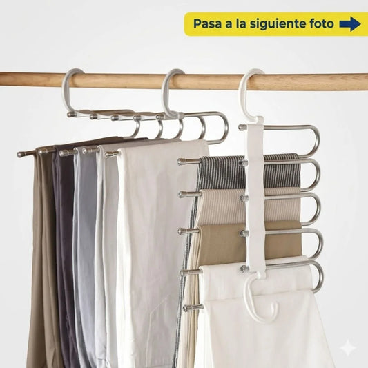Set X3 Renova Closet - Ordena +15 Prendas, 80% Más Espacio, Todo Al Alcance
