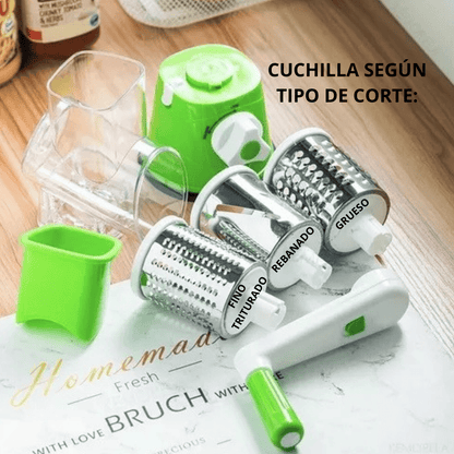 Molino Multiusos Rallador-Picador-Rebanador (Cocina)
