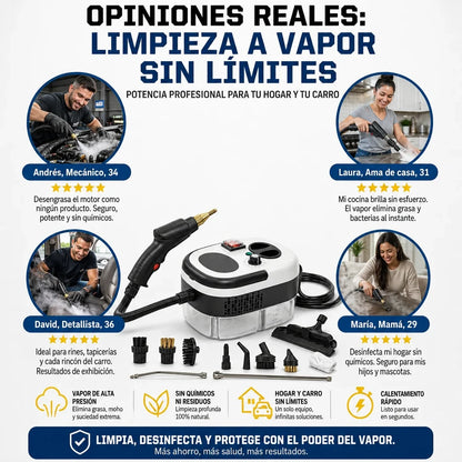 Vapor Cleaner - Elimina Lo Imposible, Esteriliza, Lava Profundo